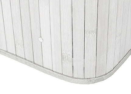 Dubbele Wasmand | 105 L | Met Deksel | Polyester | Grijs | Wit