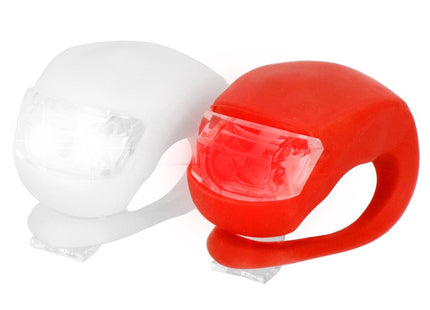 Fietslamp | Fietslicht | Fietsverlichting | Achterlicht fiets | Wit/Rood