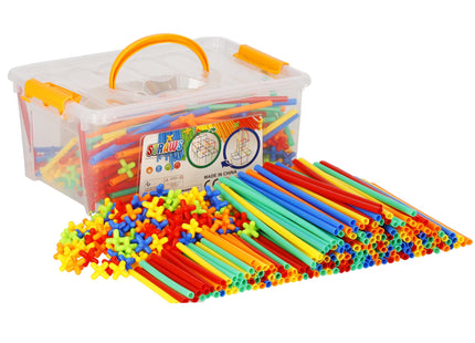 Bouwrietjes - Voor Kinderen - Speelgoed - Educatie - Ontwikkeling - 800 Stuks