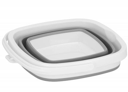 Emmer | Opvouwbare Emmer | 5L | Grijs/Wit