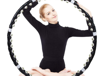 Fitness Hoelahoep | 85 cm | Zwart/Wit