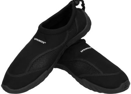 Waterschoenen - AQUA Shoes - Sneldrogend - Rubber - Unisex - Zwart - Maat 44