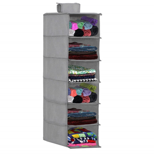 Kast Organizer | 6 Planken | Grijs