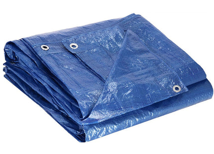 Afdekzeil | Dekzeil | Zeildoek | Waterdicht | PVC | 6 x 9 m | 60 g/m2 | Blauw
