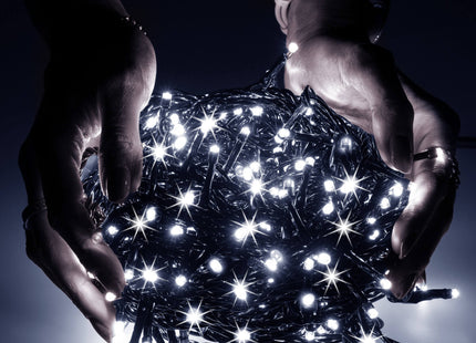 Kerstboomverlichting | met 1000 LED Lampjes | 50 M | Koel Wit | Inclusief Flitsfunctie