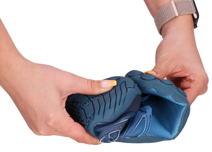 Waterschoenen - AQUA Shoes - Sneldrogend - Rubber - Unisex - Blauw/Zwart - Maat 42
