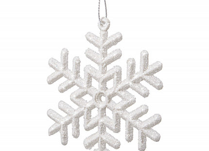 Kerstversiering | Kerstdecoratie Voor Binnen | Kersthanger | Sneeuwvlok | 3 Stuks