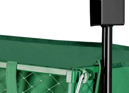 Bolderkar | Tuinkar | 205L | 180 X 51.5 X 72 Cm | Groen | Metaal