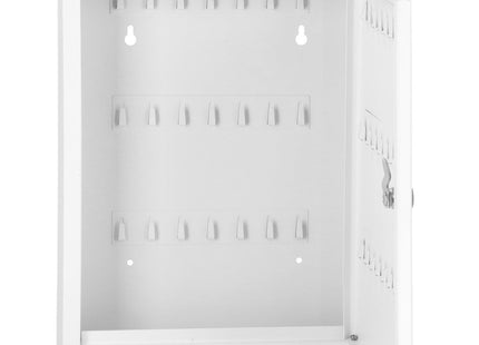 Sleutelkluis | Sleutelkast | Sleutelbox | 42 Haken | 35 x 27 x 8 cm | Wit