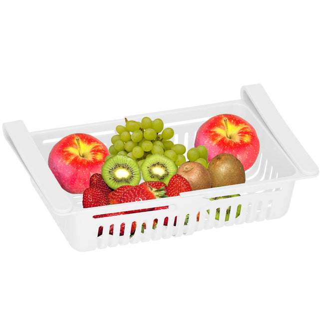 Koelkast Organizer - Inzetstuk - Multifunctioneel - Wit - Koelkast