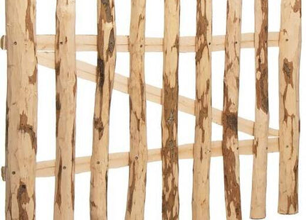 Poort - Schapenhek - Tuinhek - Hazelaarhout - Wicket - 150x100 cm - Bruin