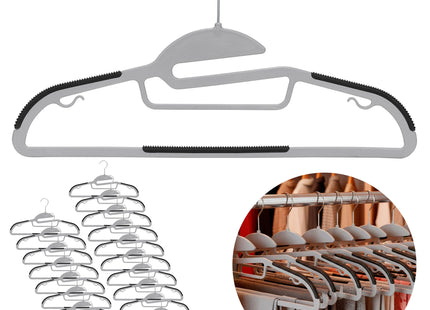 Kledinghangers | Kledinghanger | 20 Stuks | Anti-slip | Zwart