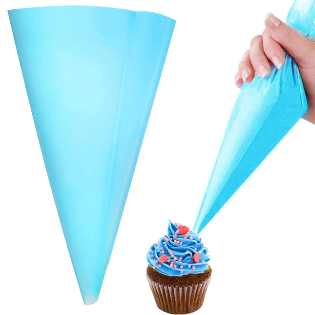 Spuitzak - Herbruikbaar - Siliconen - Vaatwasserbestendig - 40 X 22.5 CM - Blauw