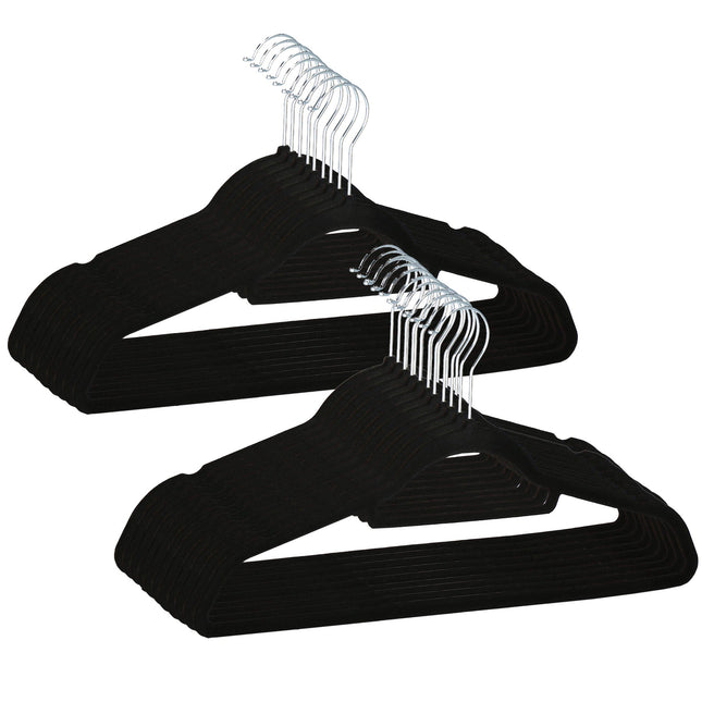 Kledinghangers | Kledinghanger | Hout | 20 Stuks | Zwart