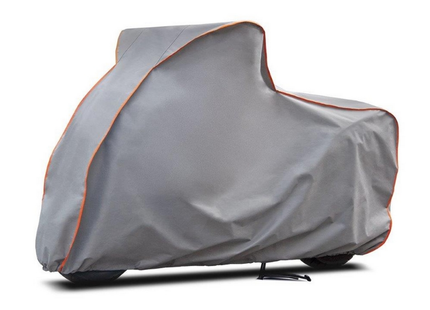 CarPassion Pure Motorhoes - Beschermhoes - Waterdicht &amp; Vorstbestendig - Maat M - Grijs - 225 x 123 cm