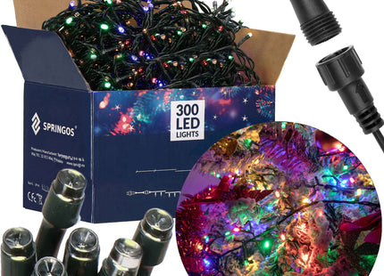 Kerstboomverlichting | Met 300 LED Lampjes | 18 M | Multicolor