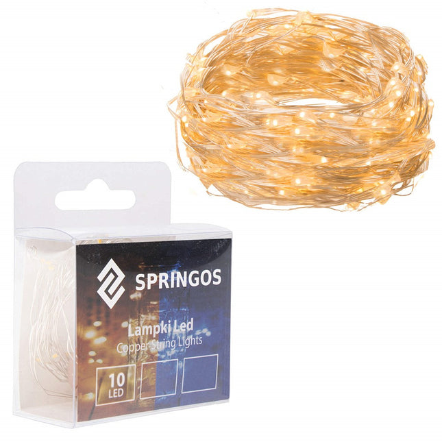 Draadverlichting Kerstverlichting | 0.9 m | Waterdicht | Op Batterij | LED-Verlichting | Warm Wit