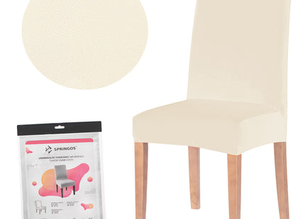 Stoelhoes - Voor Eetkamerstoelen - Met Stretch - Beige