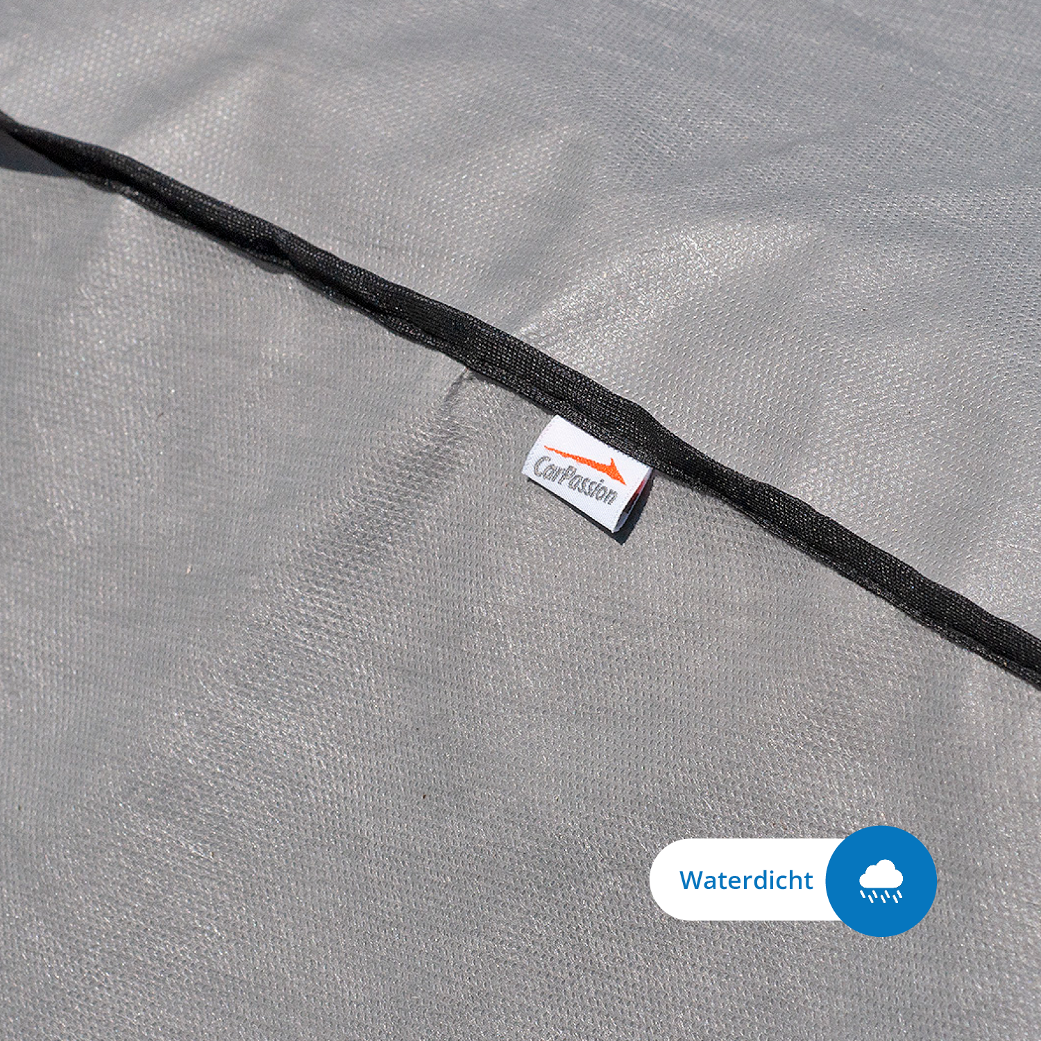 CarPassion Autohoes - Half Cover - Beschermhoes - Waterdicht & Vorstbestendig - Maat S/M - Grijs - 275 x 70 cm
