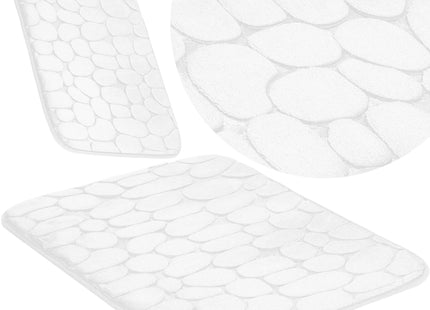 Badkamermat - Antislip - Sneldrogend -Wit - 80 x 50 cm