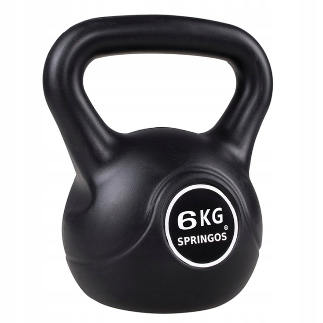 Kettlebell | Zwart | 6 kg