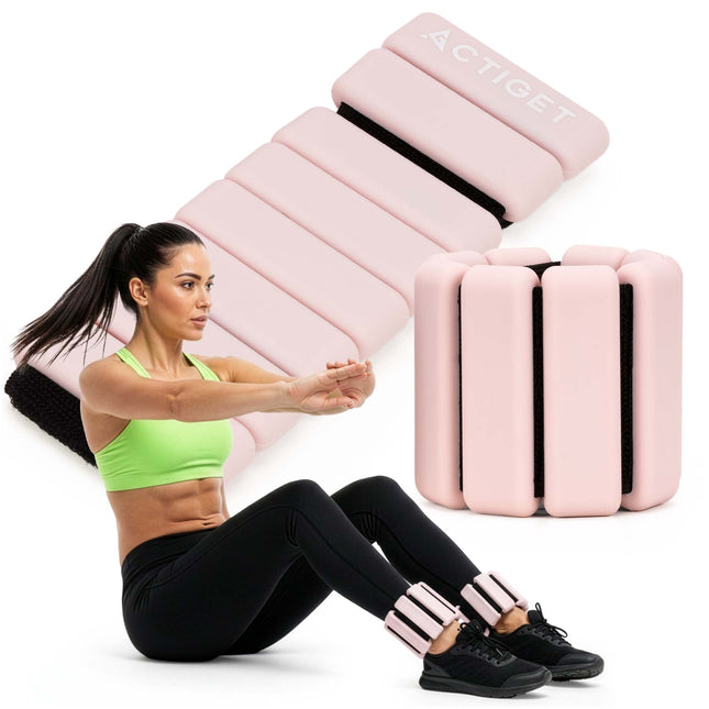 Pols- en enkelgewicht | 2 Stuks |  0.5 kg | Roze