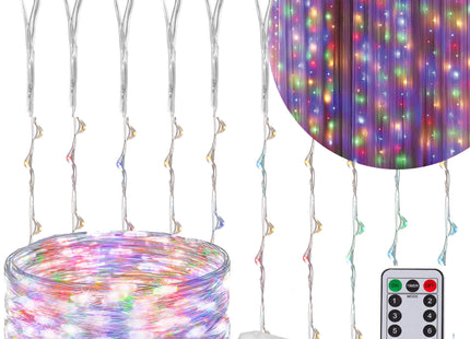 Lichtgordijn | IJspegel Verlichting | Inclusief USB En Afstandsbediening | 300 LED | 3 M | Multicolor |
