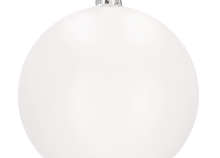 Kerstballen | 20 Stuks | 8 cm | Wit
