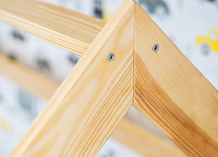 Kinderbed - Veiligheid - Hout - Lichtbruin - 164 X 87cm