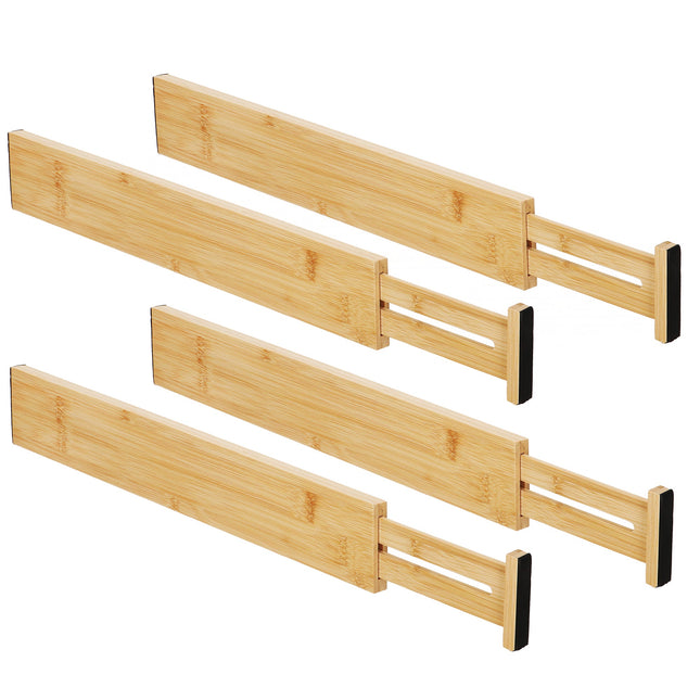 Lade Verdeler - Organizer - Verdeler - Bamboe - Lichtbruin - 4 Stuks