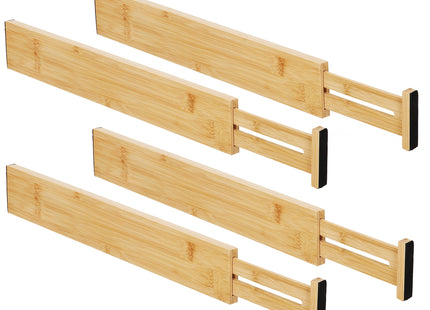 Lade Verdeler - Organizer - Verdeler - Bamboe - Lichtbruin - 4 Stuks