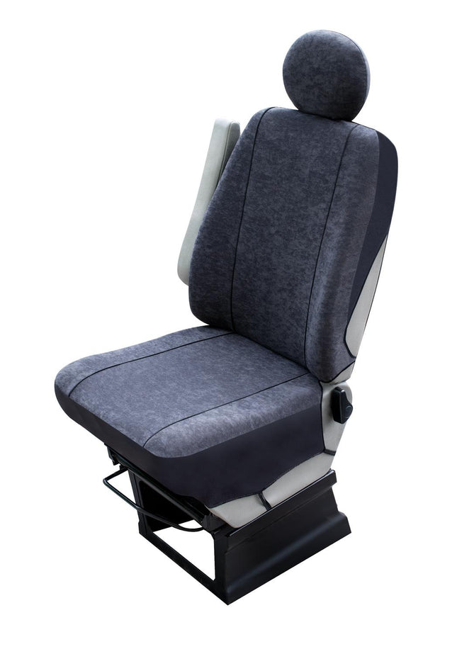 Autostoelhoes - Autostoelbeschermer- Stoelhoes - Bescherming - Polyester - Zwart - Maat L