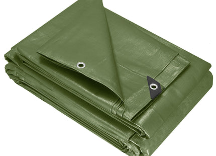 Afdekzeil | Dekzeil | Zeildoek | Waterdicht | PVC | 3 x 4 m | 120 g/m2 | Groen