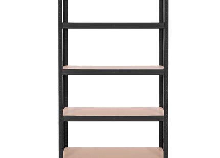 Opbergrek - Stellingkast - 675 KG - Metaal - 675 KG - Zwart - 150 x 75 x 30 cm