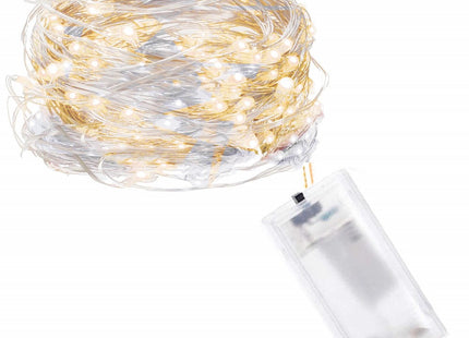 Draadverlichting Kerstverlichting | 1.9 m | Waterdicht | Op Batterij | LED-Verlichting | Warm Wit/Koel Wit