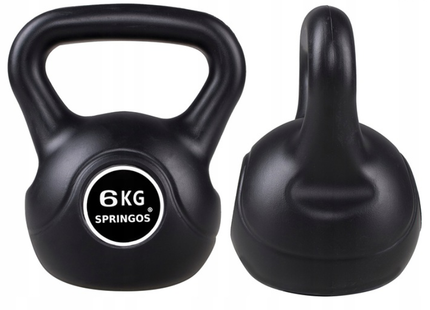 Kettlebell | Zwart | 6 kg