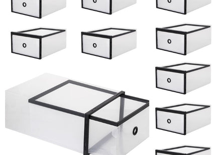 Schoenenbox | Sneakerbox | Kunststof | Transparant | 1 Stuk | 30.5 x 21 x 12.5 cm