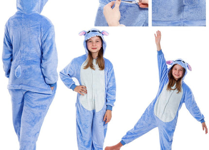 Onesie Kinderen  | Maat 120/130 | Blauw