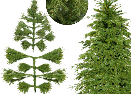Kunstkerstboom | Natuurlijk Sparrenhout | 120 cm | Zonder Verlichting