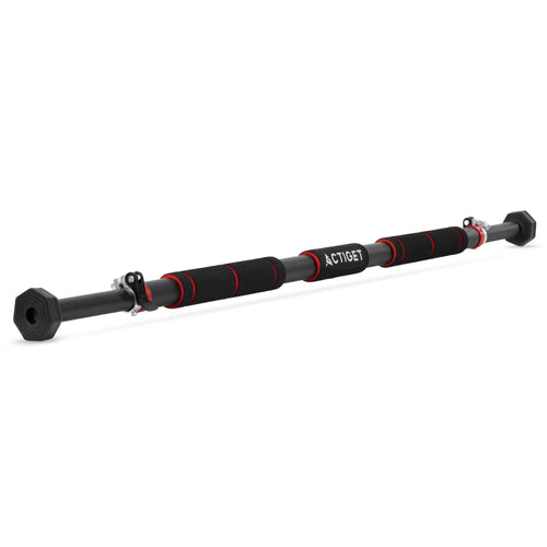 Uitschuifbare pull up bar voor in de deurpost