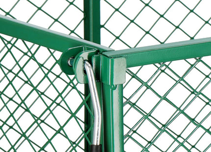 Bolderkar | Tuinkar | 205L | 180 X 51.5 X 72 Cm | Groen | Metaal