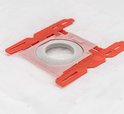 SQOON® Stofzuigerzak geschikt voor Bosch & Siemens BBZ16GALL / BBZ41FGALL Series - Alle Bosch & Siemens stofzuigers | Rode aansluiting - 4 stuks