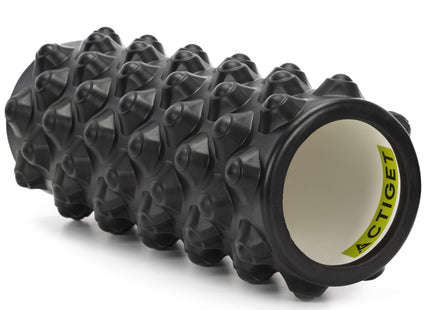 Foamroller | Foam Roller | Medium Hardheid | Triggerpoints | 33 cm | Zwart