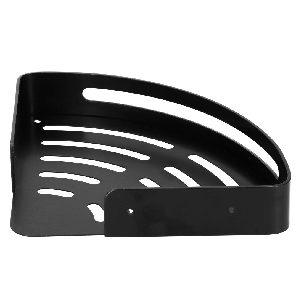 Doucherekje | Doucheplank | Aluminium | 30.5 cm | Zwart