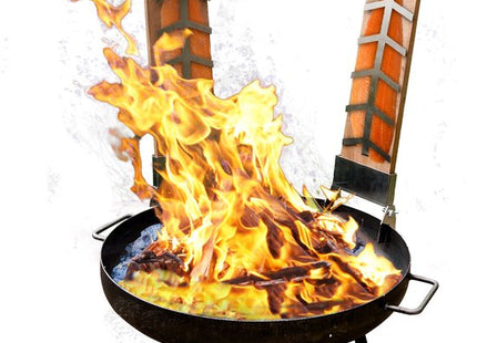 Muntel® BBQ Tripod - Driepoot - Pot - Rooster - Rookplankjes - Vuurschaal - 65 x 180 cm