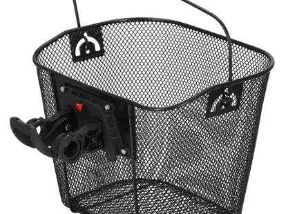 Fietsmand - Kliksysteem - Metaal - Zwart - 6 Kg