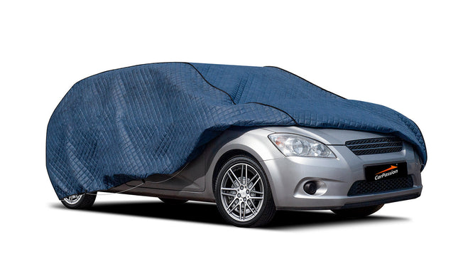 Pillow Autohoes - Beschermhoes - Waterdicht - Vorstbestendig - Maat XL - 3 laags - Blauw - 470-500 Cm