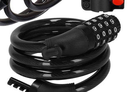 Fietsslot | Cijferslot | Slot | 95 cm | Zwart