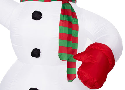 Opblaasbare Sneeuwpop - Buitendecoratie - Zelfopblazend - 240 x 100 cm