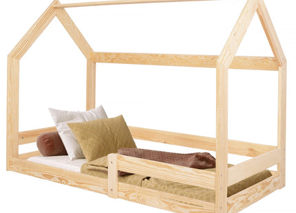 Kinderbed - Veiligheid - Hout - Lichtbruin - 164 X 87cm